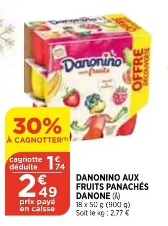 Danonino aux fruits Panaches Danona