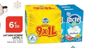 Bi1 Lait demi-écrémé Lactel offre