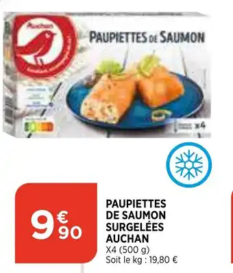 Bi1 Paupiettes de Saumon Surgelées Auchan offre