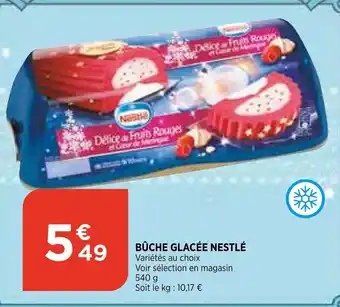 Bi1 Bûche glacée Nestlé offre