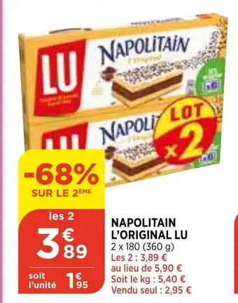 Bi1 Napolitain l'Original Lu offre