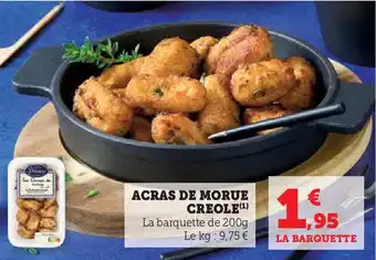 Hyper U Acras de morue creole offre