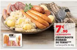 Hyper U La barquette choucroute pommes de terre offre