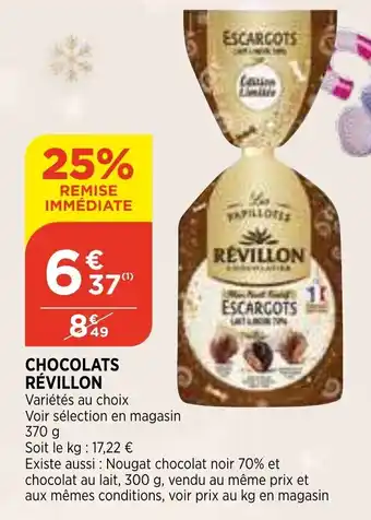 Bi1 Chocolats Révillon offre