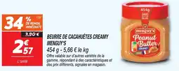 Netto MENGUY'S Beurre de cacahuètes creamy offre