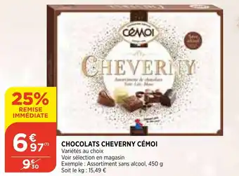 Chocolats Cheverny Cémoi
