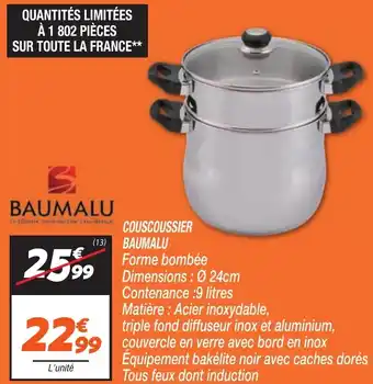 Netto BAUMALU Couscoussier offre