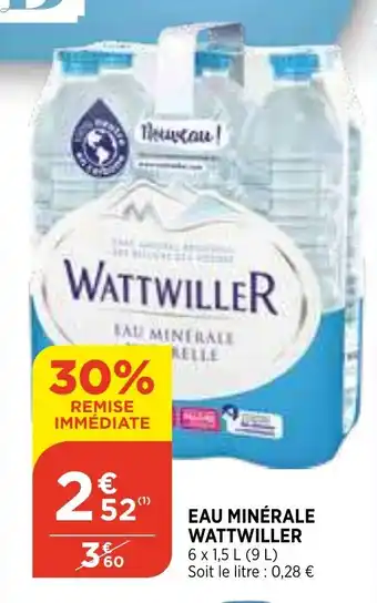 Bi1 Eau minérale Wattwiller offre