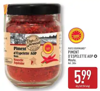 ALDI PAYS GOURMAND® Piment d'espelette aop offre