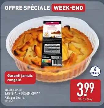 ALDI DESSERISSIMESⓇ Tarte aux pommes offre