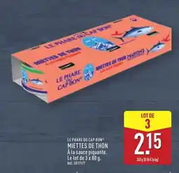 ALDI LE PHARE DU CAP BON® Miettes de thon offre