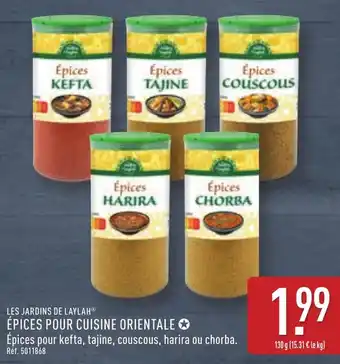 ALDI LES JARDINS DE LAYLAHⓇ Épices pour cuisine orientale offre