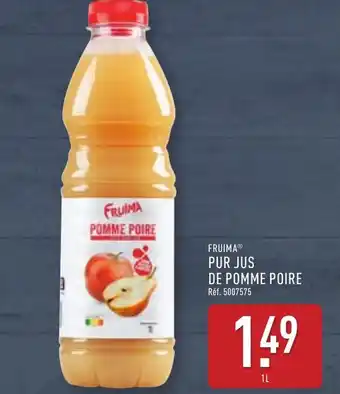 ALDI FRUIMAⓇ Pur jus de pomme poire offre