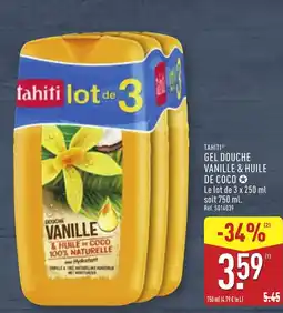 ALDI TAHITI® Gel douche vanille & huile de coco✪ offre