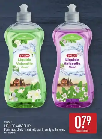 ALDI TWIDO® Liquide vaisselle offre