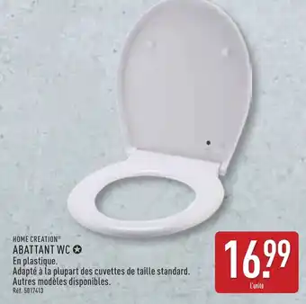 ALDI HOME CREATION® Abattant wc offre