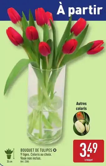 ALDI Bouquet de tulipes offre