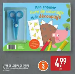 ALDI Livre de loisirs créatifs offre