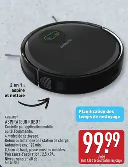 ALDI AMBIANO® Aspirateur robot offre