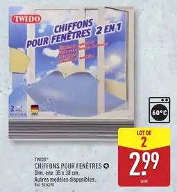 ALDI TWIDOⓇ Chiffons pour fenêtres offre