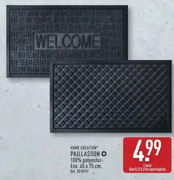 ALDI HOME CREATION® Paillasson offre