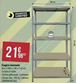 Bricorama Étagère résistante offre