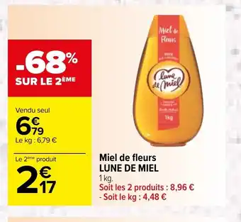 Carrefour Miel De Fleurs Lune De Miel offre