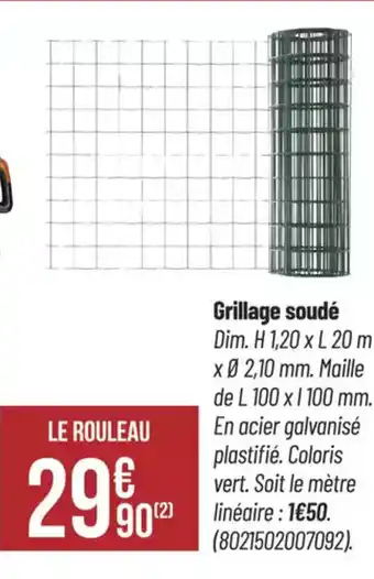 Bricorama Grillage soudé offre