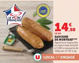 U Express Saucisse de morteau offre