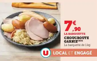 U Express Choucroute garnie offre