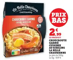 U Express LA BELLE CHAURIENNE Choucroute garnie cuisinee au riesling offre