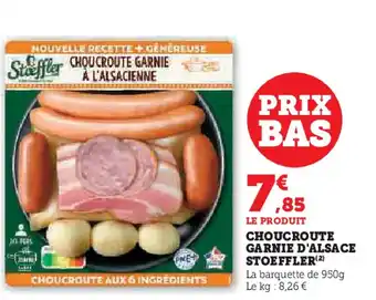 U Express STOEFFLER Choucroute garnie d'alsace offre