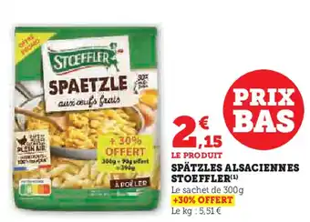 U Express STOEFFLER Spätzles alsaciennes offre