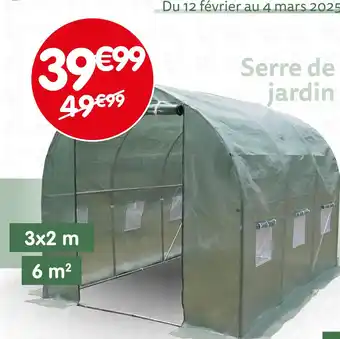 b&m Serre de jardin offre