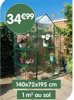 b&m Serre de jardin XL avec étagères offre