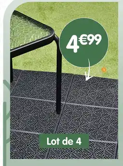 b&m Lot de 4 dalles de jardin offre