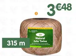 b&m Gardeners Corner Bobine de fil en jute offre