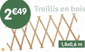 b&m Treillis en bois extensible offre