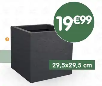 b&m Pot carré volcania up offre