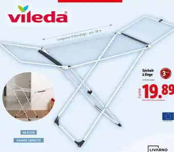 Lidl Vileda Séchoir à linge offre