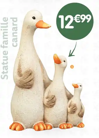 b&m Statue famille canard offre