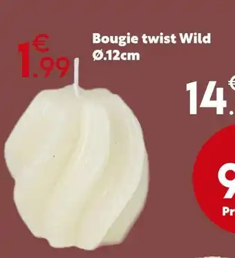 Maxi Bazar Bougie twist Wild offre