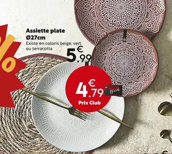 Maxi Bazar Assiette plate Ø27cm offre