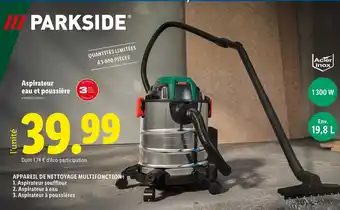 Lidl PARKSIDE Aspirateur eau et poussière offre