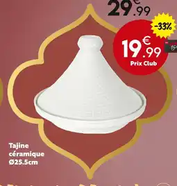 Maxi Bazar Tajine céramique Ø25.5cm offre