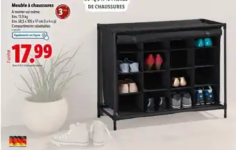 Lidl Meuble à chaussures offre