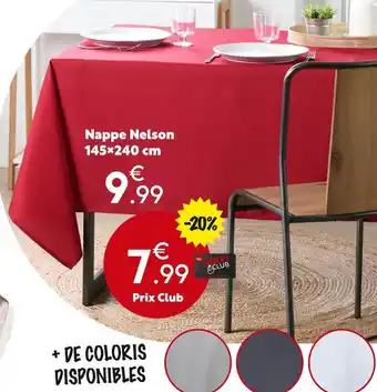 Maxi Bazar Nappe Nelson offre