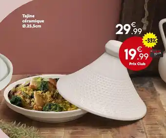 Maxi Bazar Tajine céramique offre