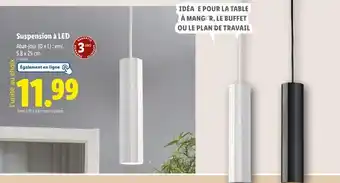 Lidl Suspension à LED offre