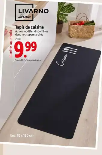 Lidl LIVARNO home Tapis de cuisine offre